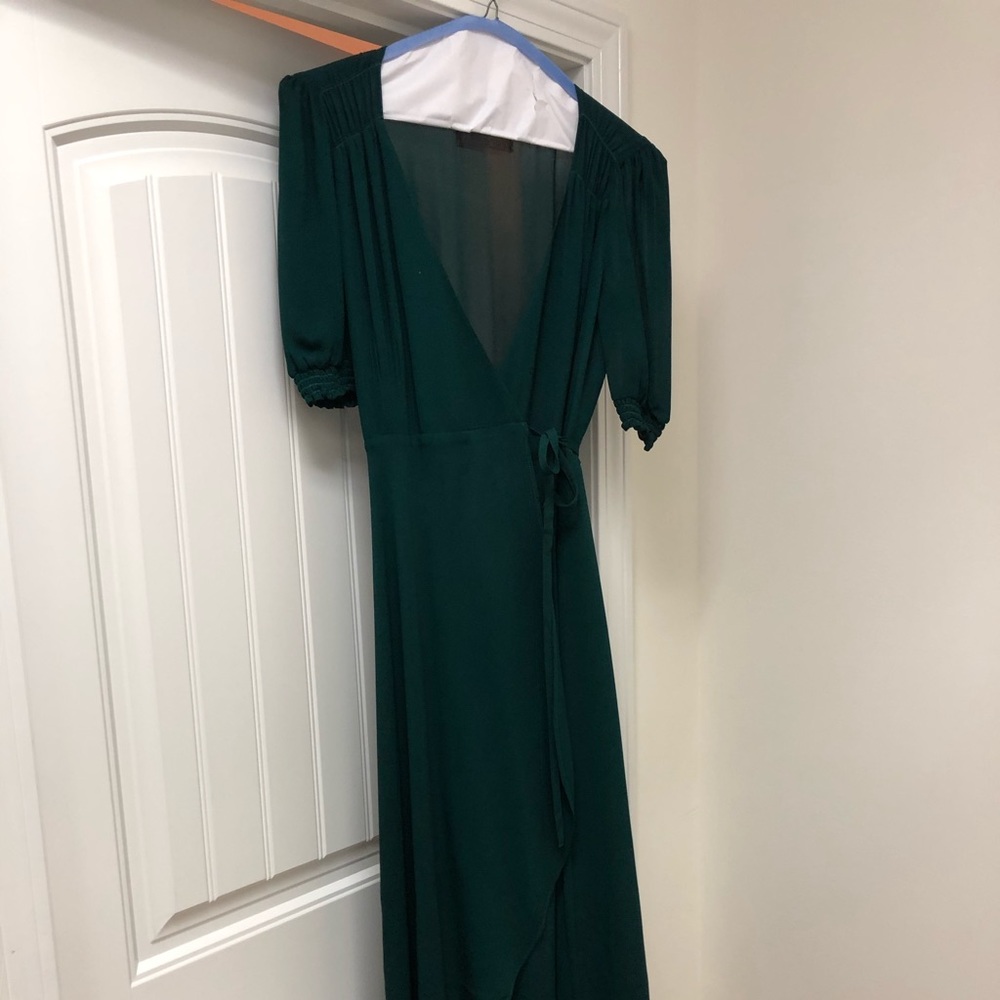 Reformation Dress - Dark Green (Sycamore) - Size L